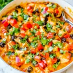 Cheesy Chicken Taco Skillet