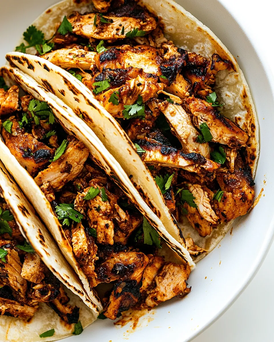 15 Minute Chicken Tacos