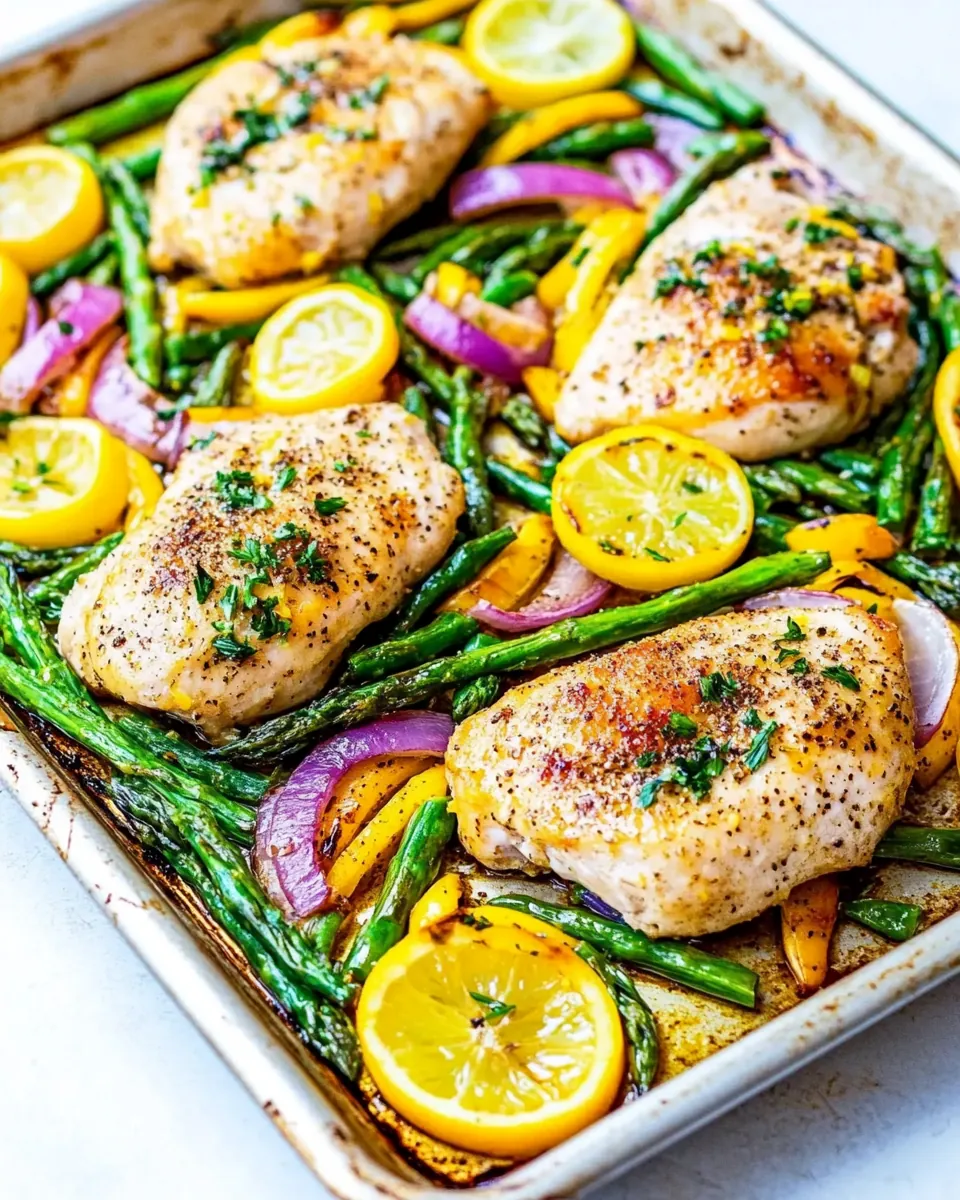 Sheet Pan Lemon Pepper Chicken
