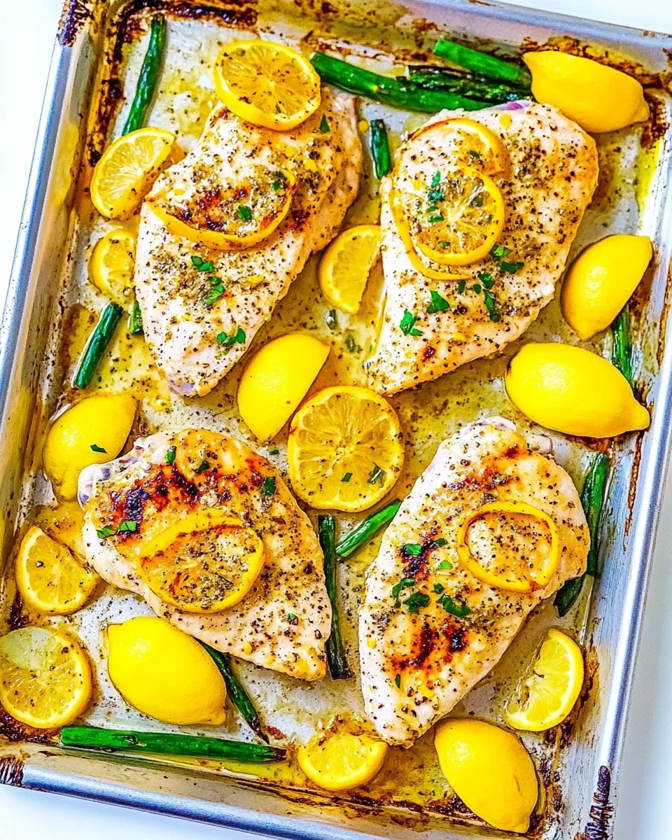 Sheet Pan Lemon Pepper Chicken