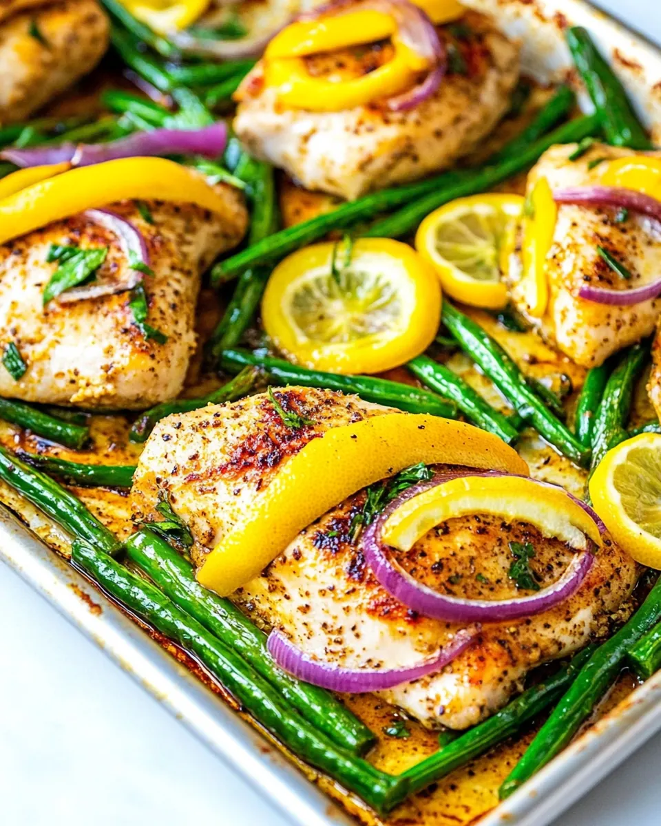 Sheet Pan Lemon Pepper Chicken