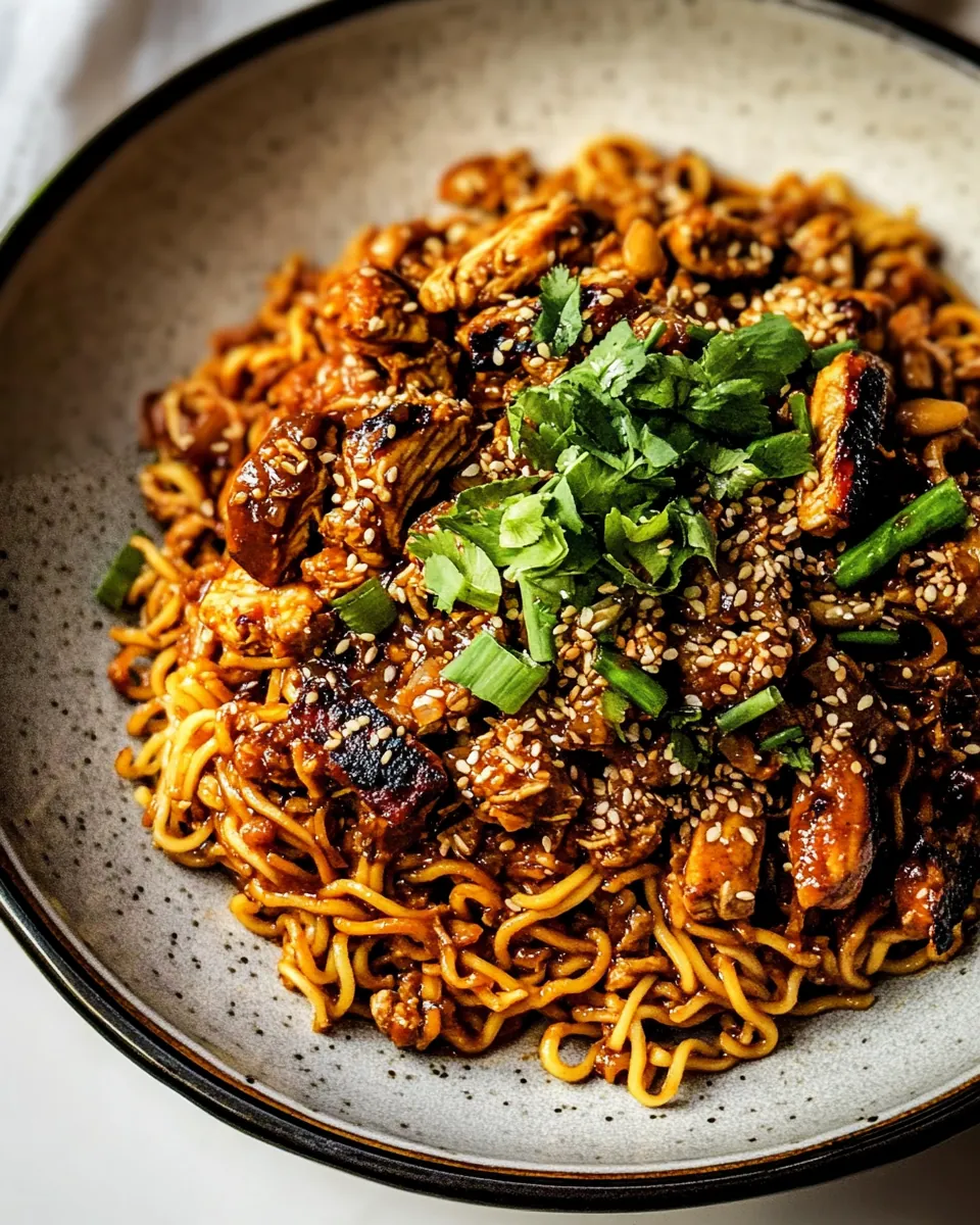 20 Minute Cashew Chicken Noodles