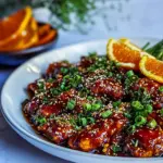 Crispy Orange Garlic Chicken