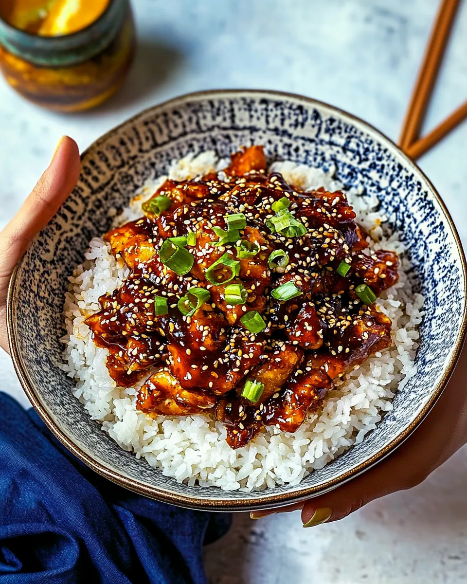 Crispy Orange Garlic Chicken