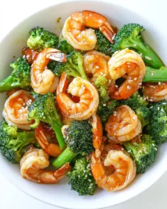 Skinny Sriracha Shrimp and Broccoli