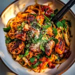 Crispy Garlic Chicken Noodles