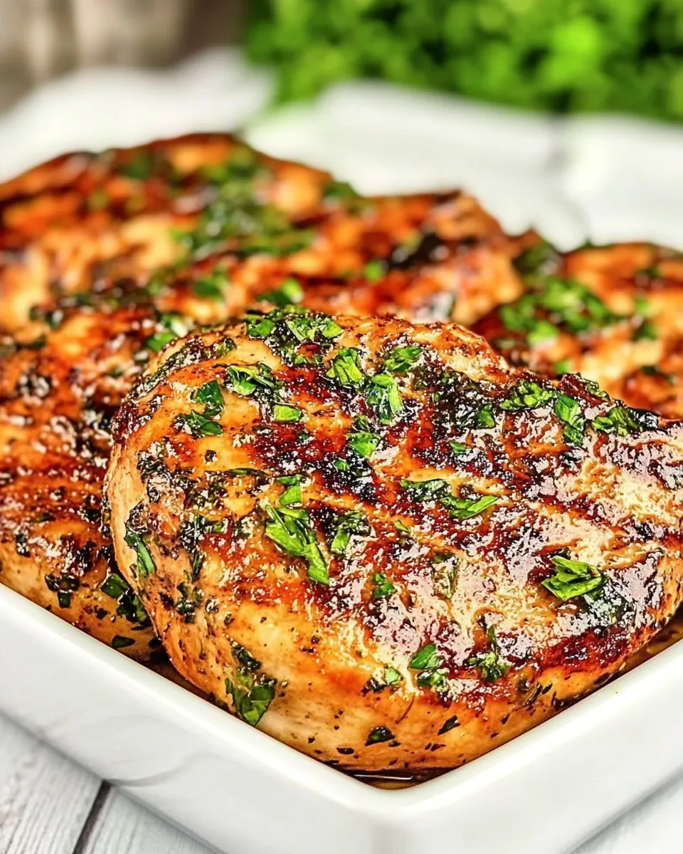 3 Ingredient Marinated Chicken