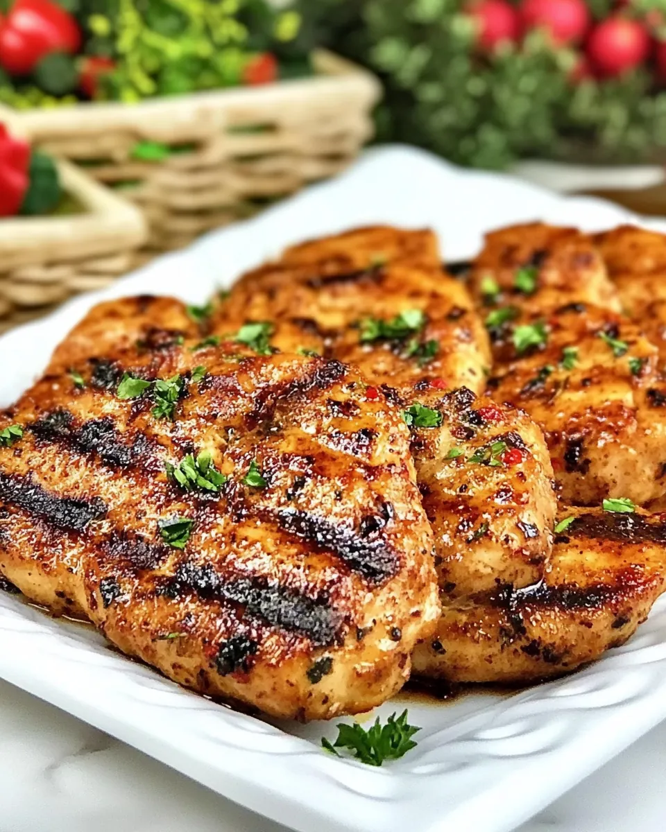 3 Ingredient Marinated Chicken