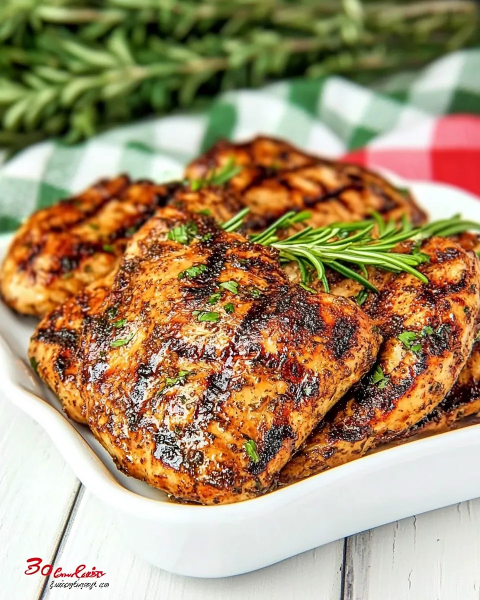 3 Ingredient Marinated Chicken