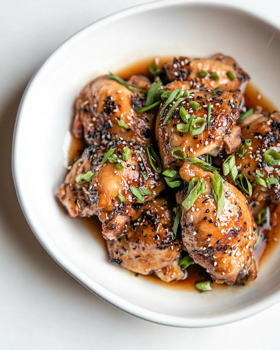 Baked Teriyaki Chicken Thighs