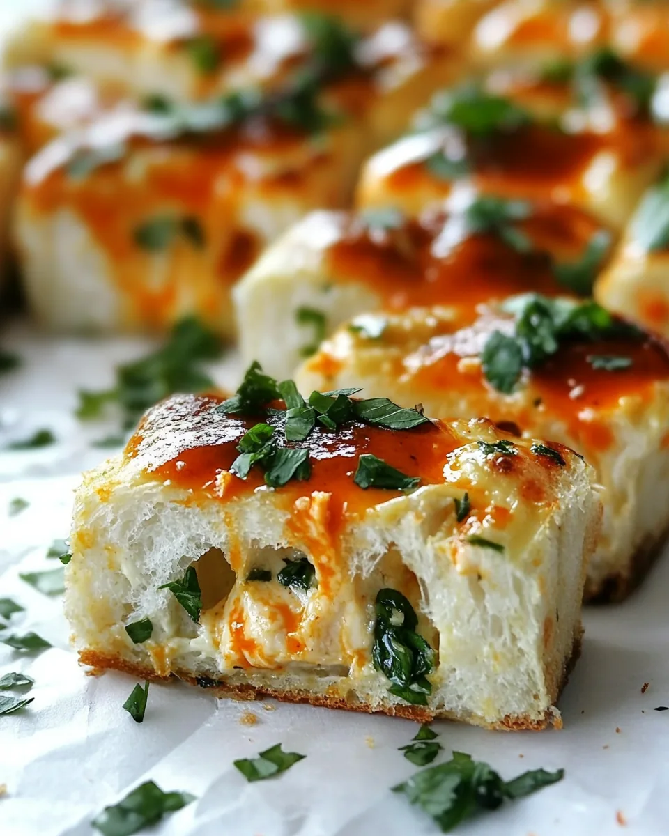 Buffalo Chicken French Breads