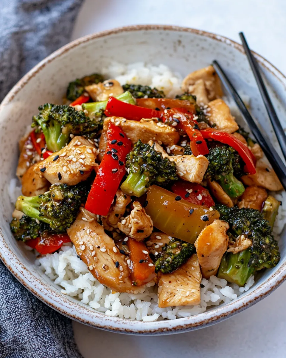 30 Minute Chicken and Broccoli Stir Fry