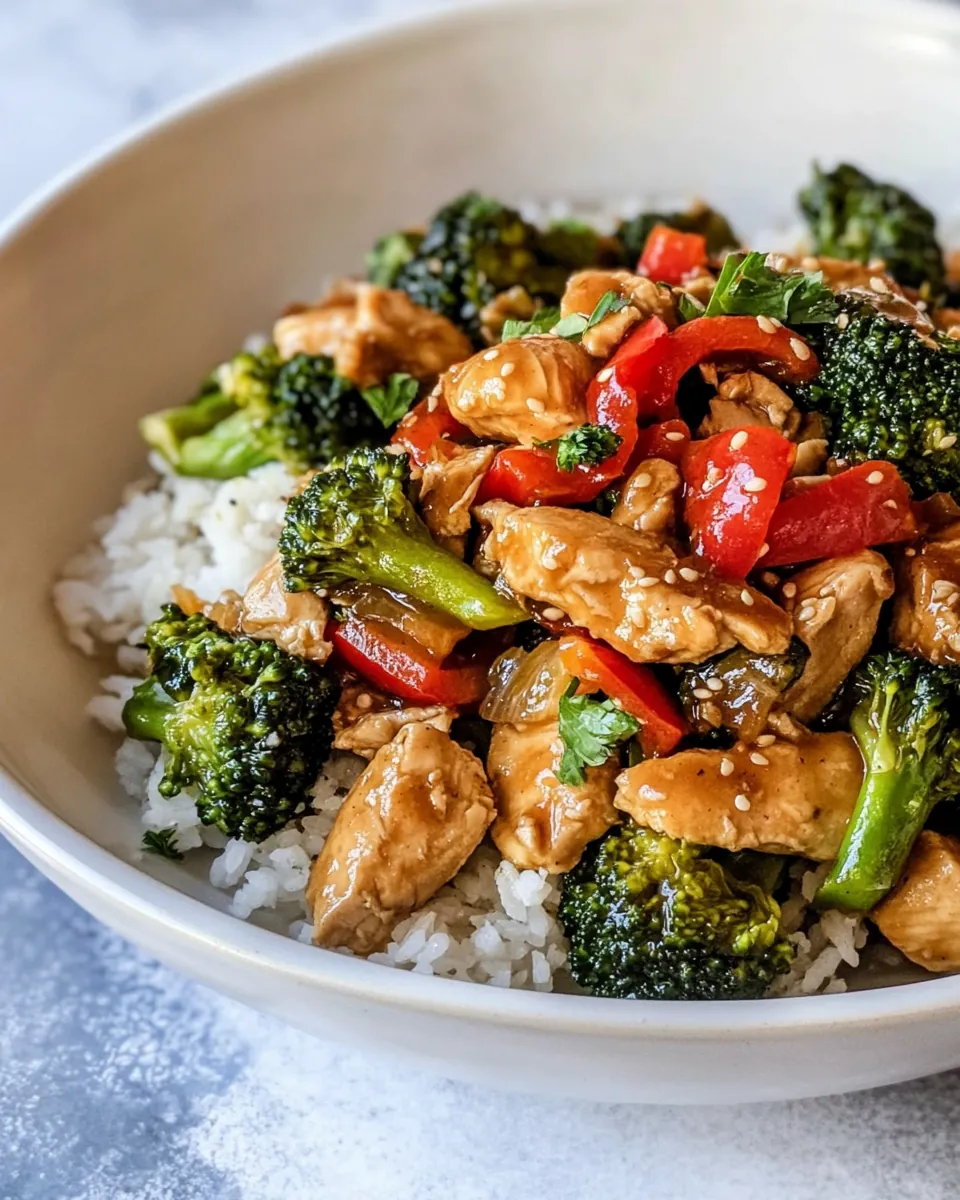 30 Minute Chicken and Broccoli Stir Fry