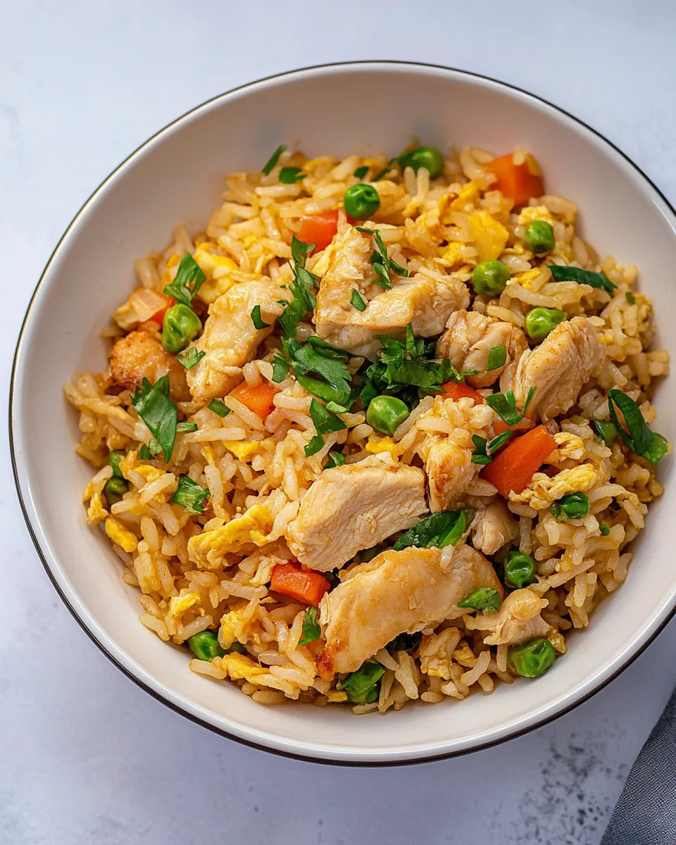 30 Minute Chicken Fried Rice