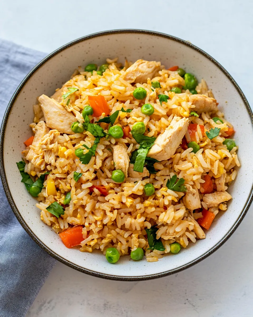 30 Minute Chicken Fried Rice