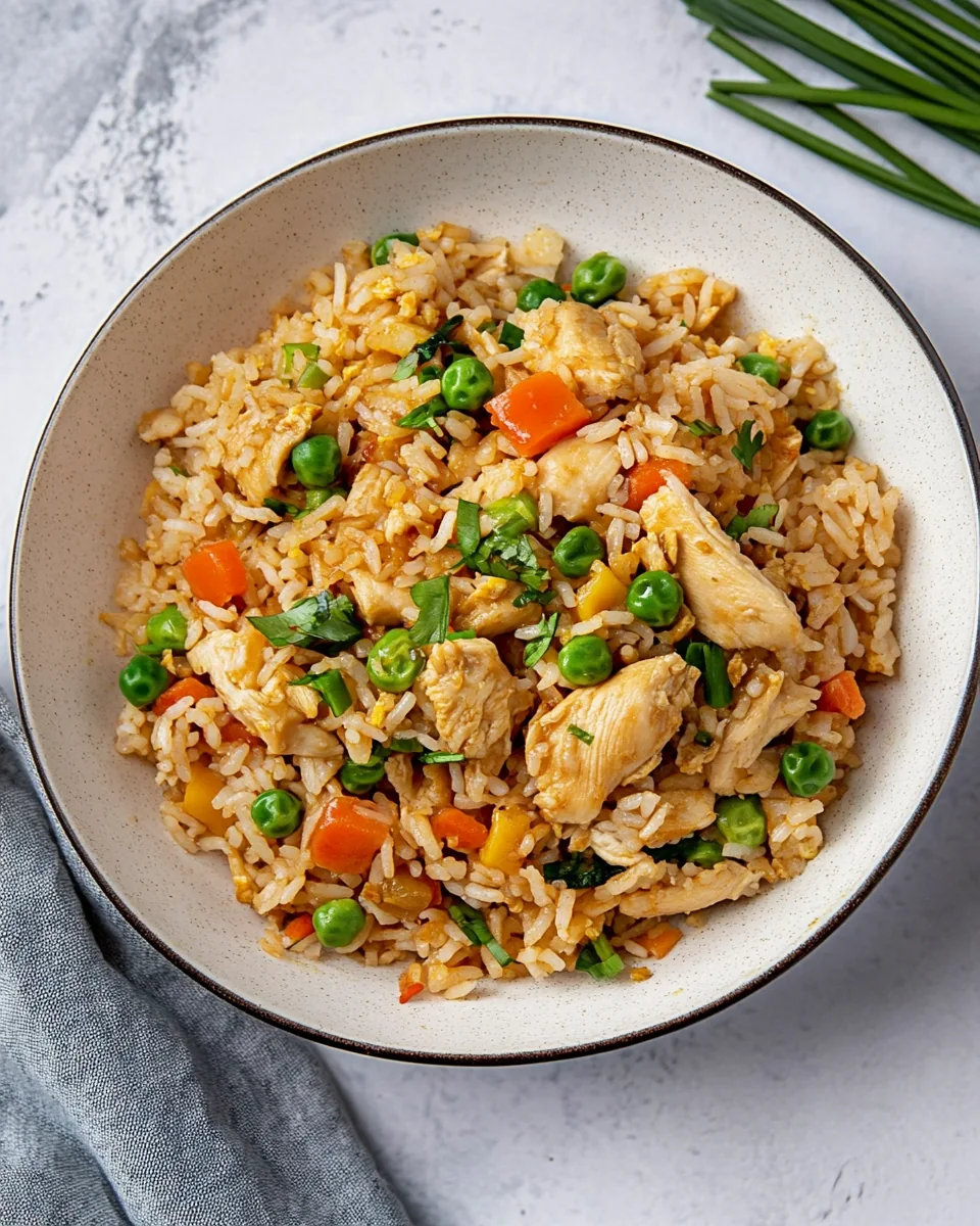 30 Minute Chicken Fried Rice