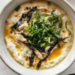 Chinese Egg Drop Chicken Rice Soup