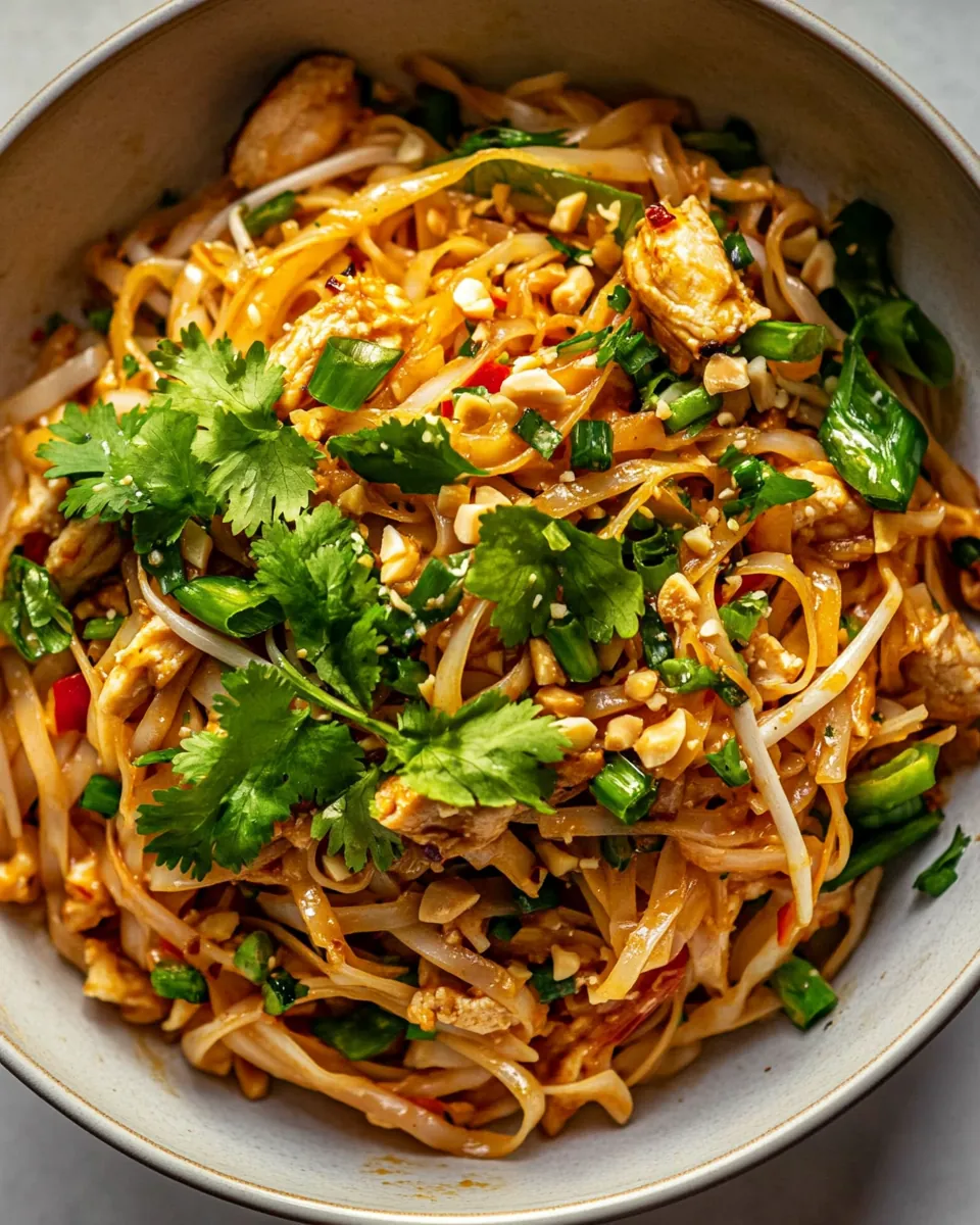 Garlic Butter Chicken Pad Thai