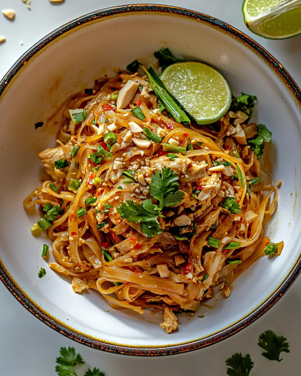 Garlic Butter Chicken Pad Thai