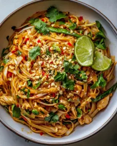 Garlic Butter Chicken Pad Thai