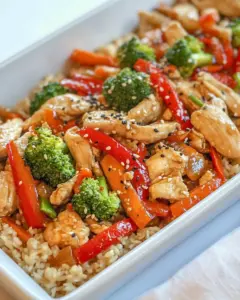 Garlic Ginger Chicken Stir Fry