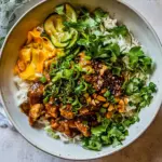 Ginger Peanut Chicken Bowls