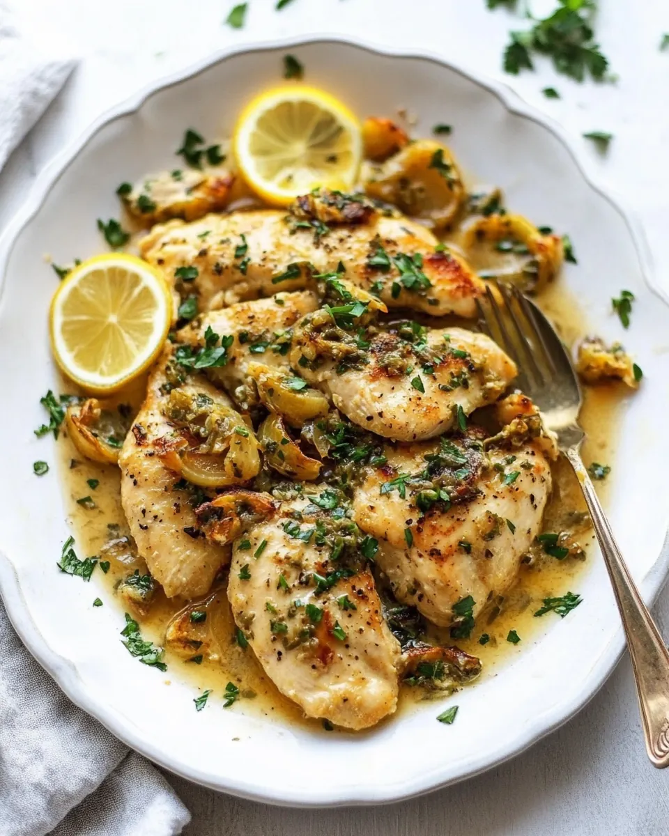 Gluten-Free Chicken Piccata