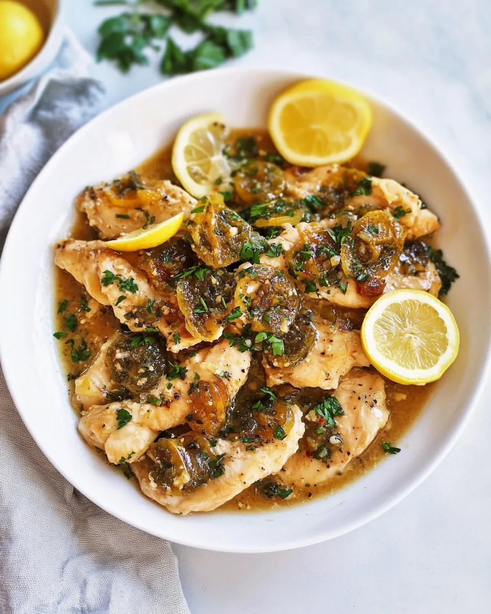 Gluten-Free Chicken Piccata