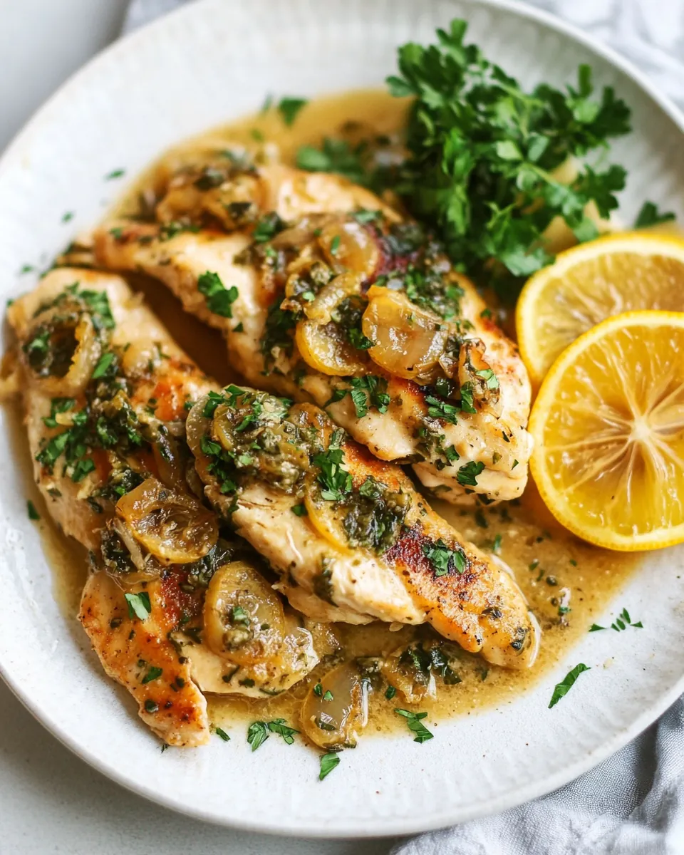 Gluten-Free Chicken Piccata