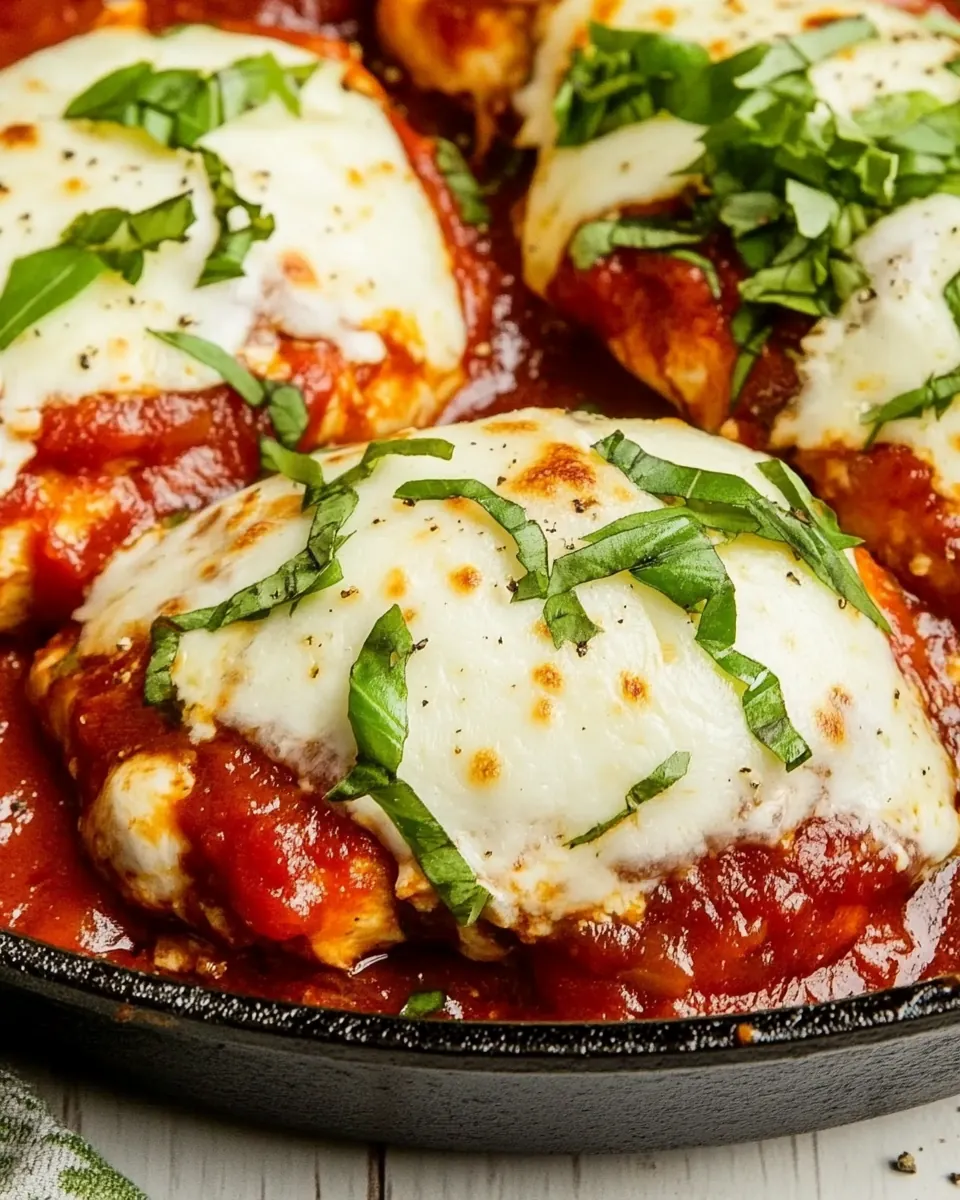 Mozzarella Chicken Skillet