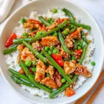 Sesame Chicken Green Bean Stir Fry