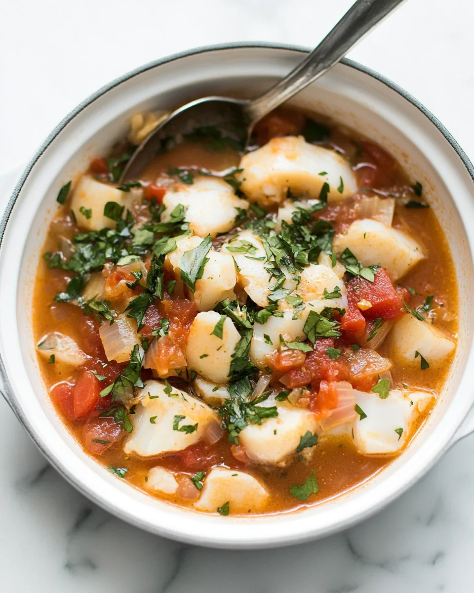 Spanish Cod Fish Stew