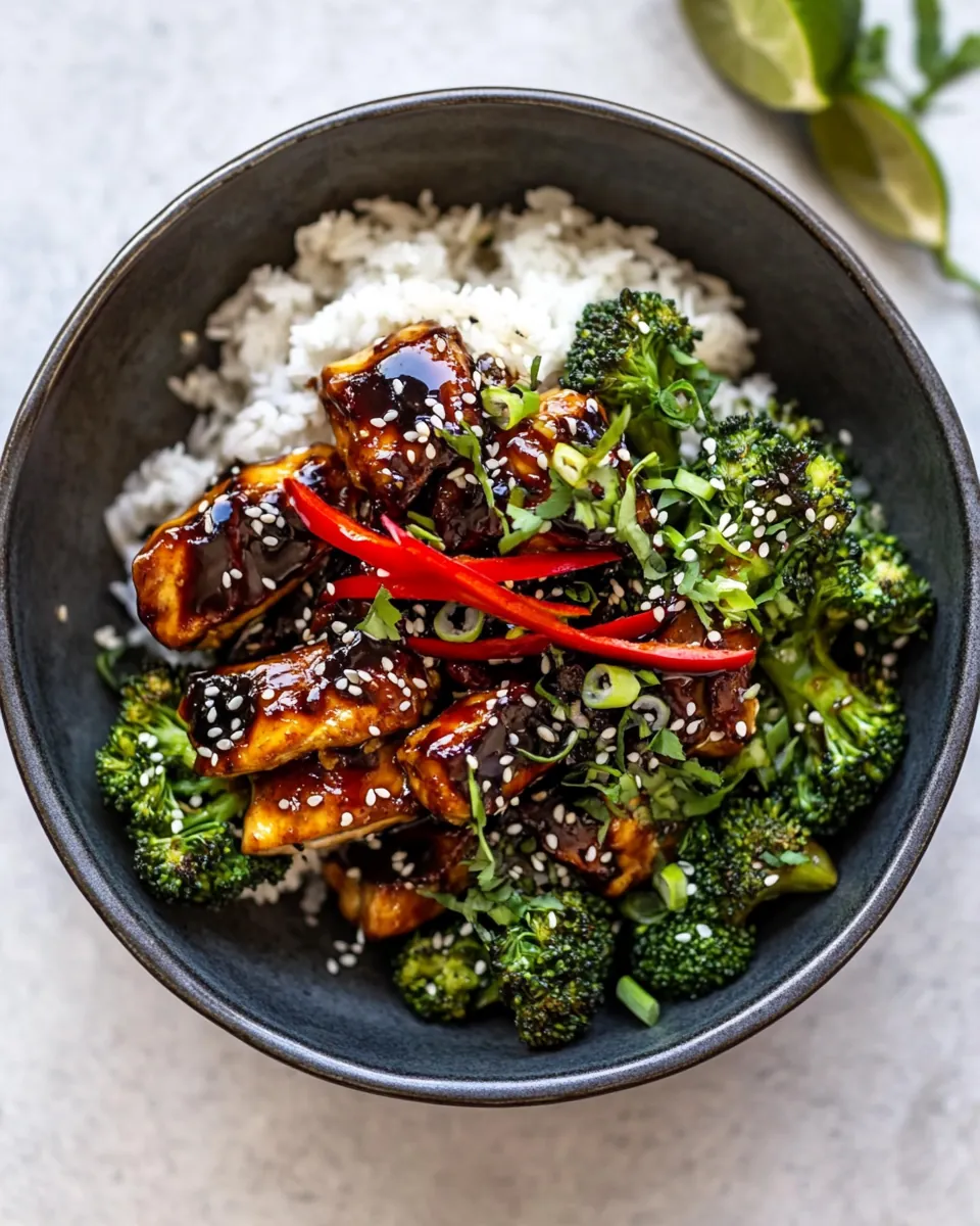Teriyaki Chicken with Sesame Ginger Broccoli