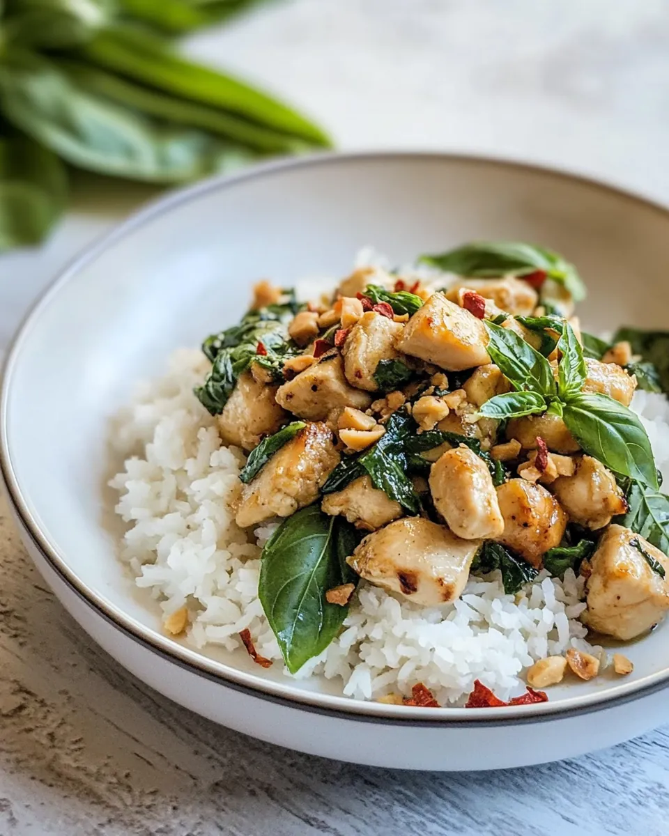30 Minute Thai Basil Chicken