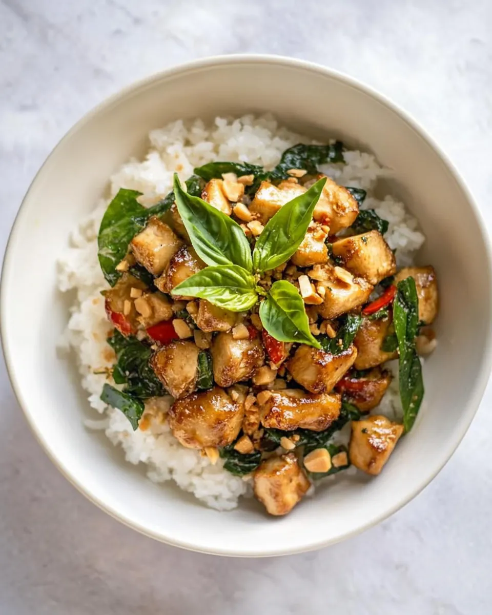 30 Minute Thai Basil Chicken