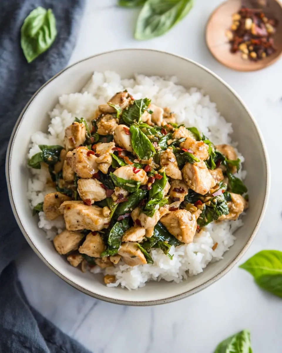 30 Minute Thai Basil Chicken
