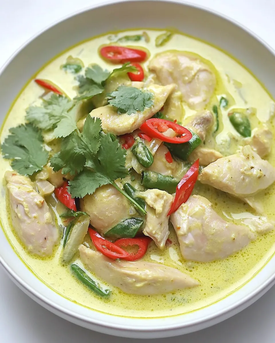 Thai Green Curry Chicken