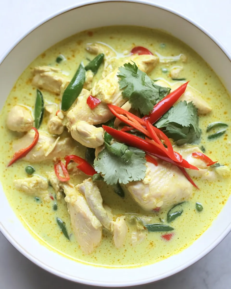Thai Green Curry Chicken