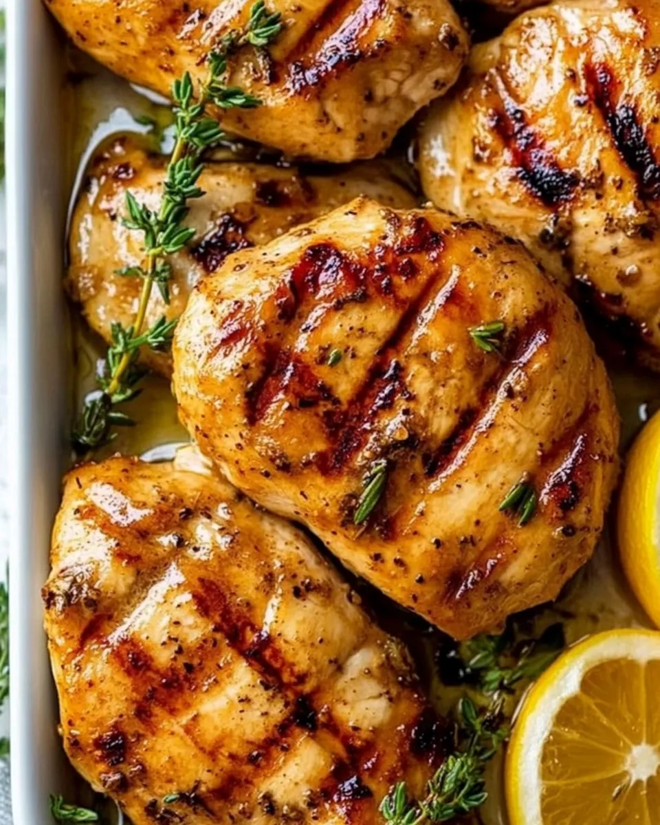 4 Ingredient Chicken Marinade