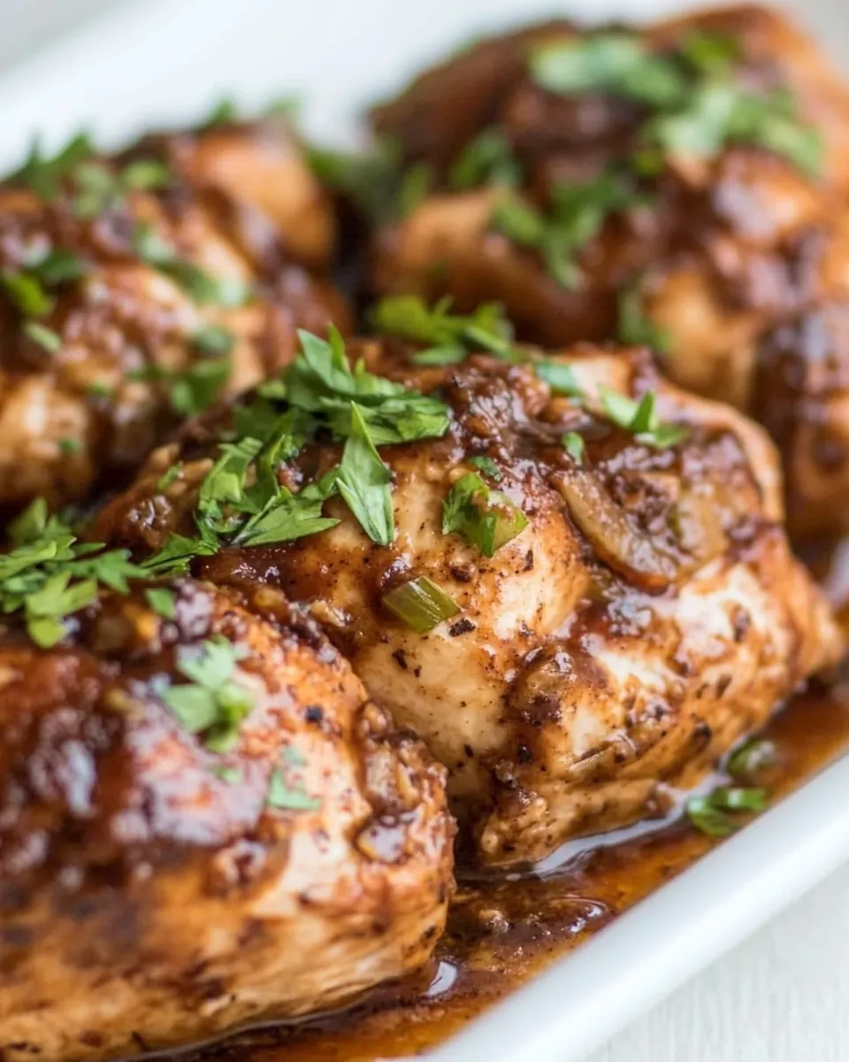 Slow Cooker Balsamic Chicken