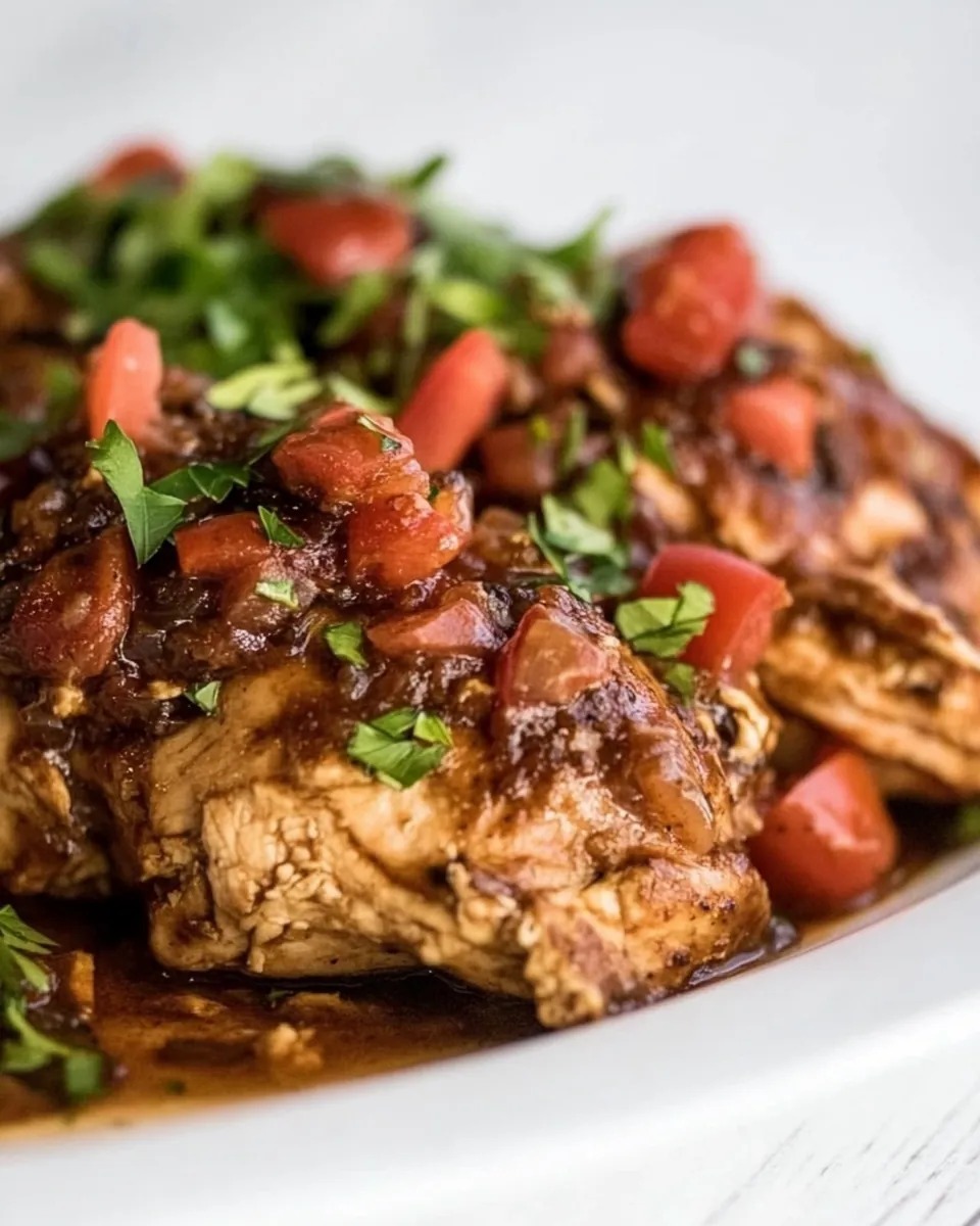 Slow Cooker Balsamic Chicken