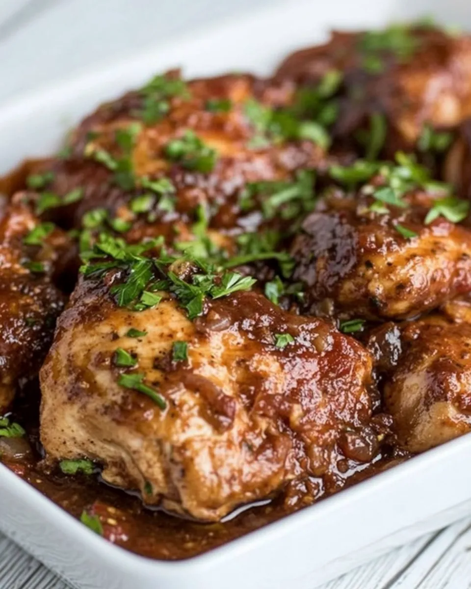 Slow Cooker Balsamic Chicken