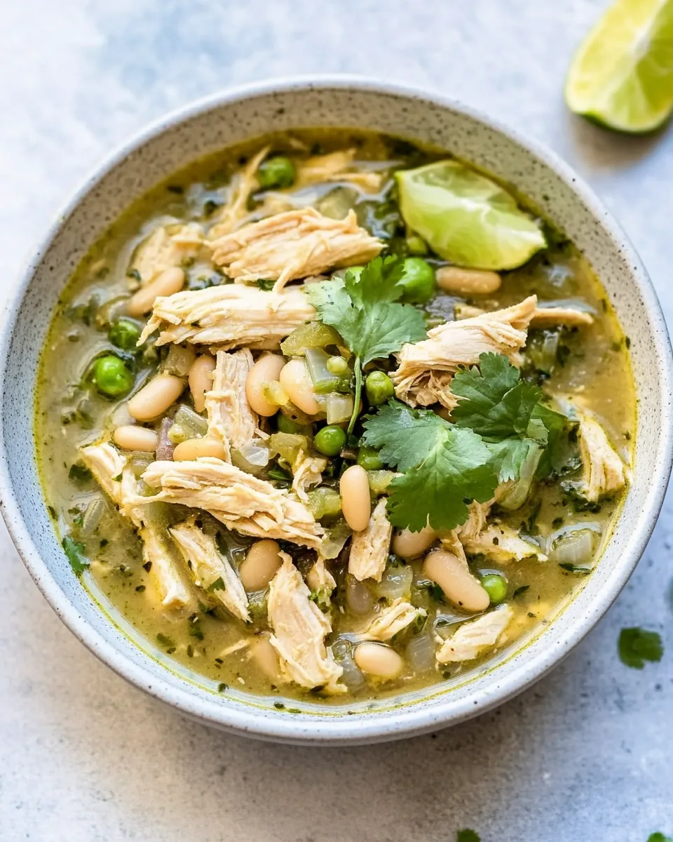 Slow Cooker Chicken Chili Verde