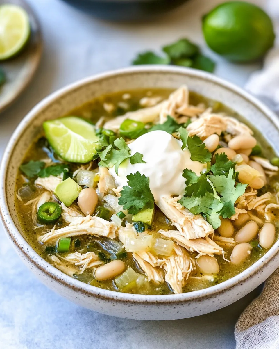Slow Cooker Chicken Chili Verde