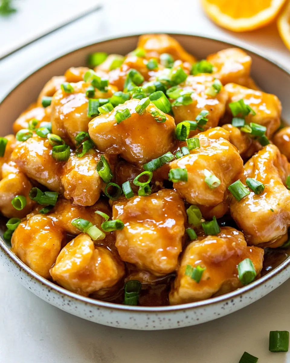 6 Ingredient Orange Chicken