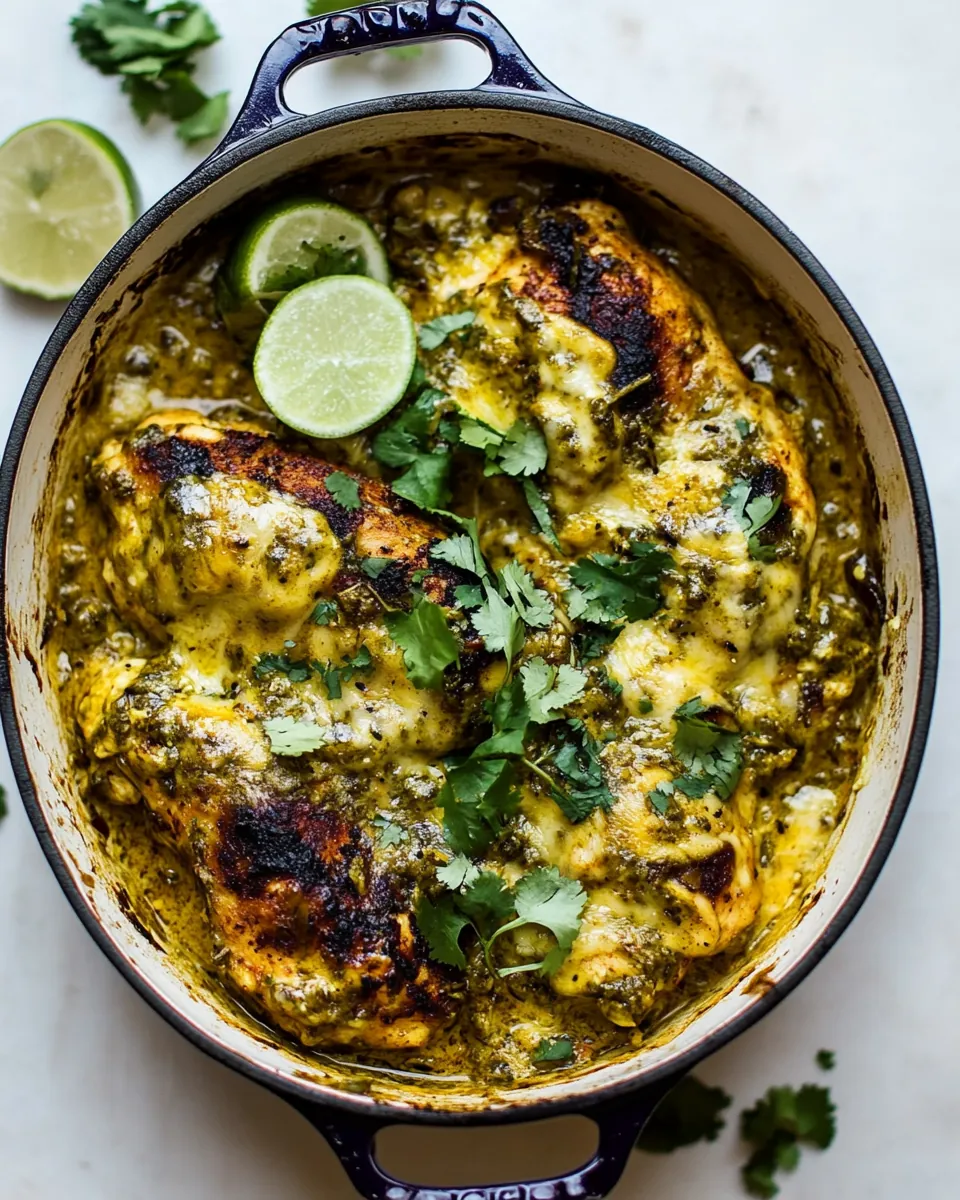 Cheesy Green Chile Chicken