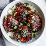 Air Fryer Asian Glazed Boneless Chicken Thighs