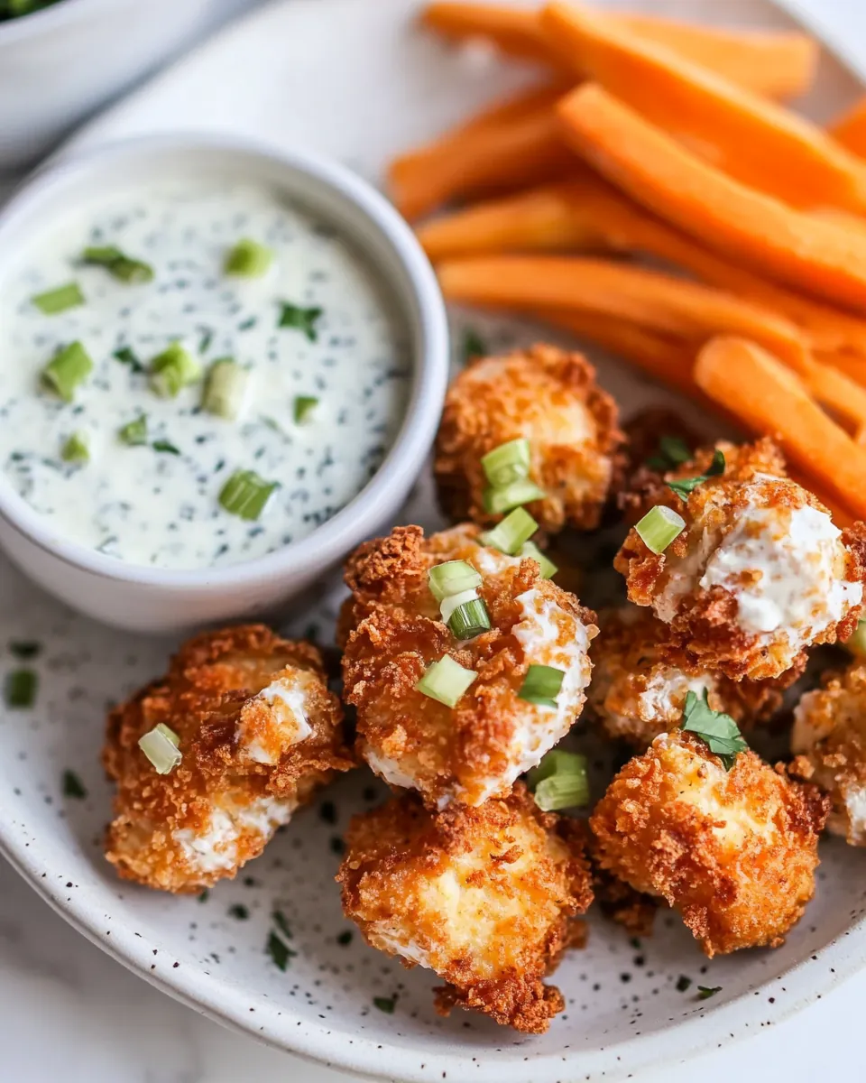 Air Fryer Buffalo Chicken Nuggets