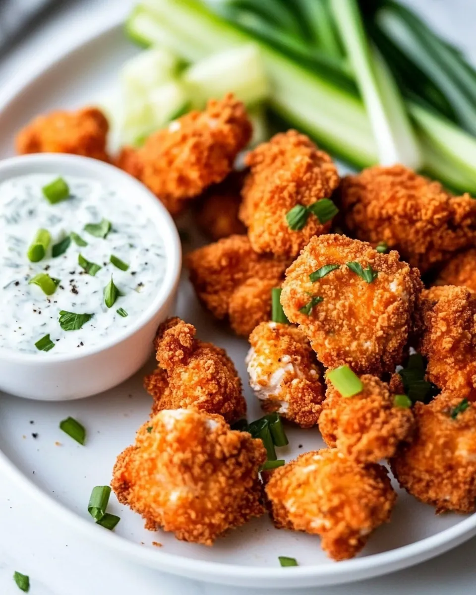 Air Fryer Buffalo Chicken Nuggets