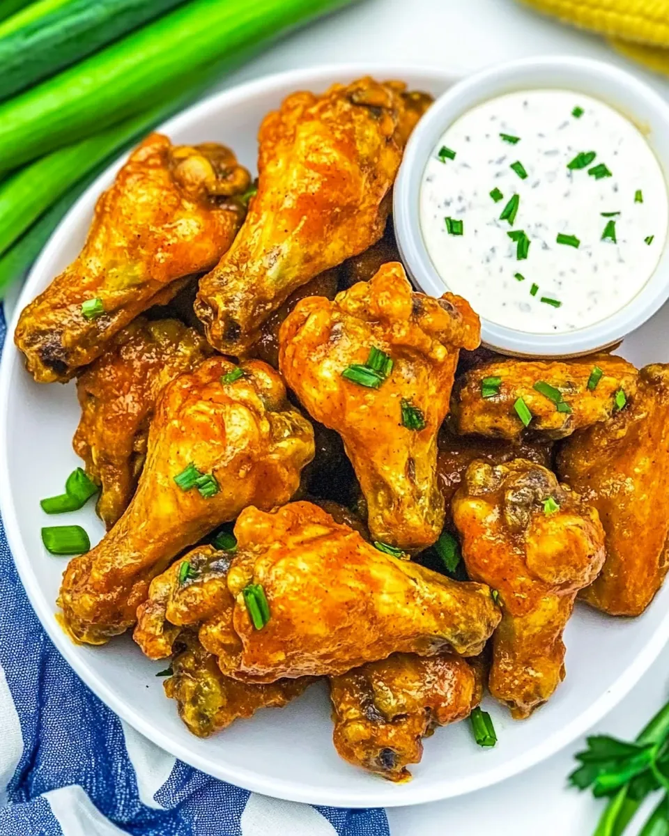 Air Fryer Buffalo Chicken Wings